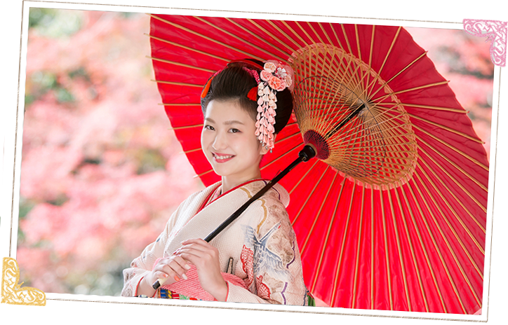 成人式前撮り写真