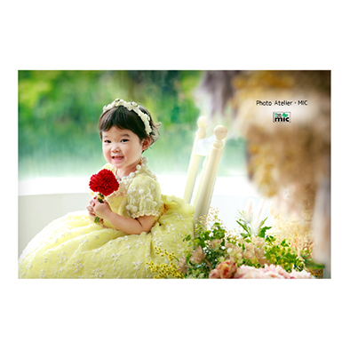 黄色のドレス３歳女の子