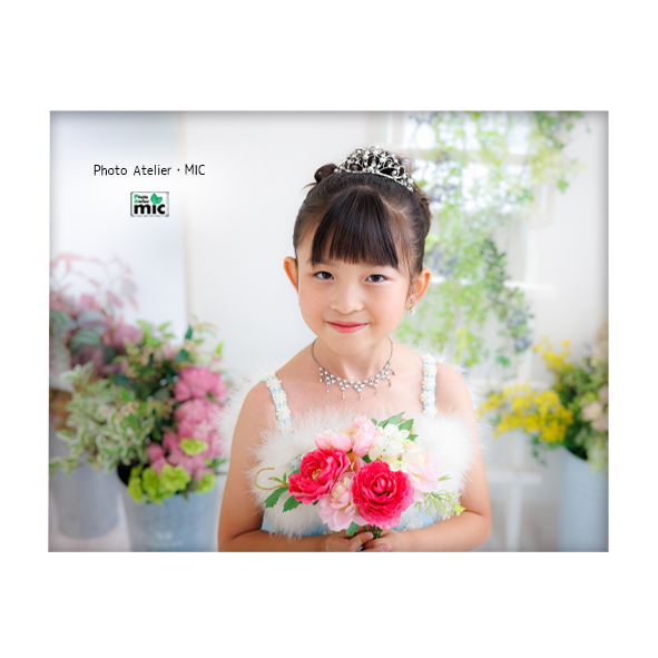 七五三女子ブルードレスアップ