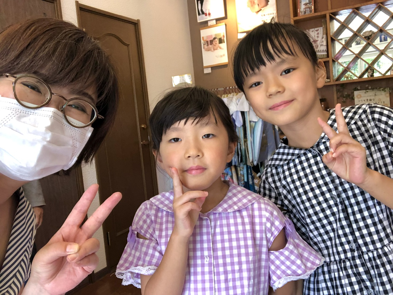 主役さん以外のご家族も和装を楽しんでくださいねの画像
